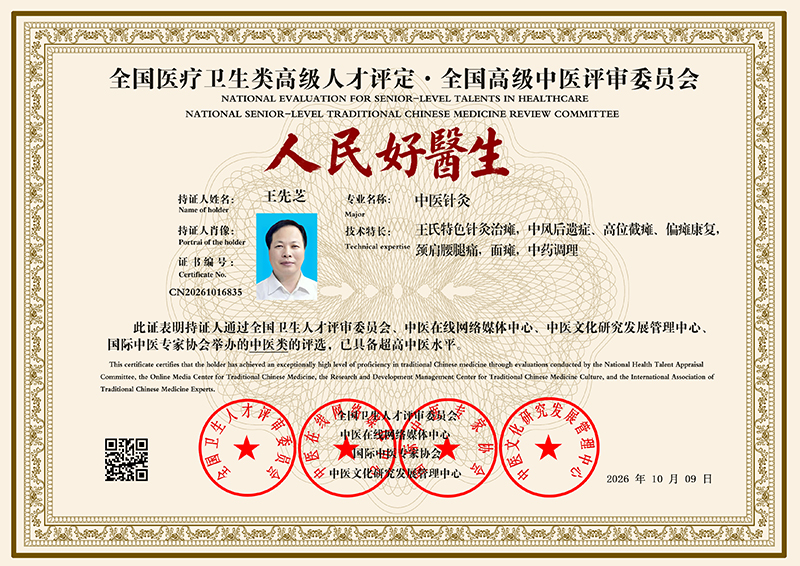王先芝 CN20261016835